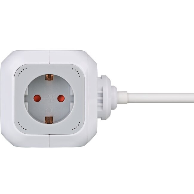 Brennenstuhl ALEA-Power stekkerdoos met 4 contacten / lichtgrijs - 1,4 meter