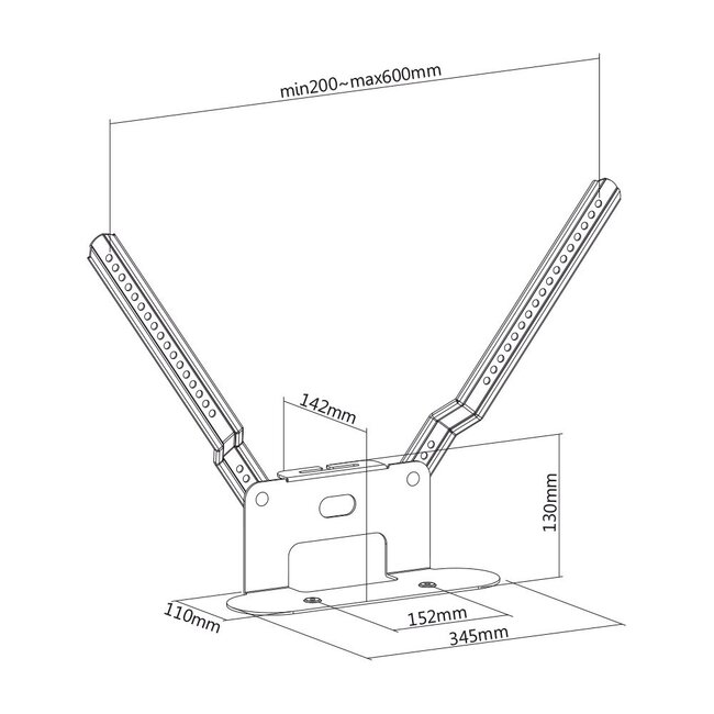 My Wall frame voor Sonos BEAM / wit