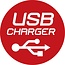 Brennenstuhl Ecolor stekkerdoos met 4 contacten, 2x USB en schakelaar / zwart/rood - 1,5 meter