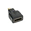 Micro HDMI - HDMI adapter - versie 2.0 (4K 60Hz) / zwart