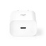 Nedis thuislader met 1 USB-C PD poort en losse 8-pins Lightning - USB-C kabel - 20W / wit - 1 meter