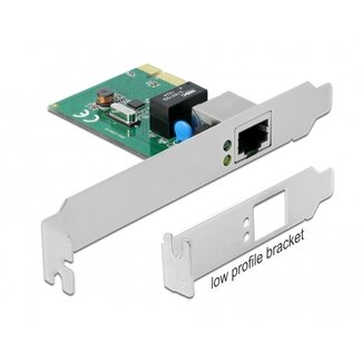 DeLOCK DeLOCK Gigabit LAN PCI-Express kaart met 1 RJ45 poort (RTL8111)
