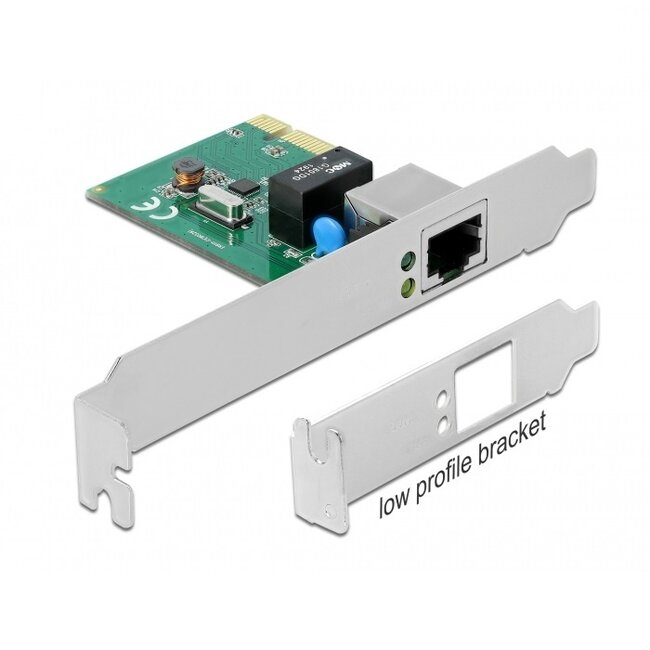 DeLOCK Gigabit LAN PCI-Express kaart met 1 RJ45 poort (RTL8111)