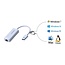 Edimax EU-4306 USB-A naar RJ45 Gigabit Ethernet LAN adapter - USB3.0 - CAT6 / wit - 0,10 meter