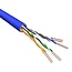 U/UTP CAT6 Gigabit netwerkkabel met flexibele aders - AWG24 / blauw - 500 meter