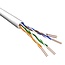 U/UTP CAT6 Gigabit netwerkkabel met flexibele aders - AWG24 / wit - 500 meter