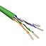 U/UTP CAT6 Gigabit netwerkkabel met flexibele aders - AWG24 - LSZH / groen - 500 meter