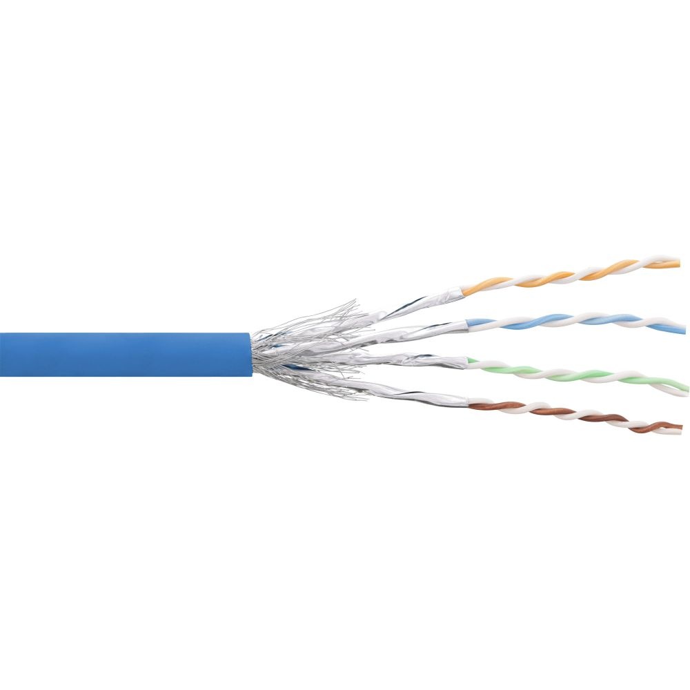 InLine 76499B. Snoerlengte: 100 m, Kabel standaard: Cat6, Kabelafscherming: S/FTP (S-STP)