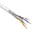 S/FTP CAT6 Gigabit netwerkkabel met flexibele aders - AWG26 - LSZH / wit - 500 meter