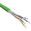 S/FTP CAT6 Gigabit netwerkkabel met flexibele aders - AWG26 - LSZH / groen - 500 meter