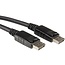 DisplayPort kabel - versie 1.1 (2560 x 1600) / zwart - 15 meter