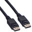 Industriële DisplayPort kabel - versie 1.2 (4K 60Hz) - TPE mantel / zwart - 3 meter