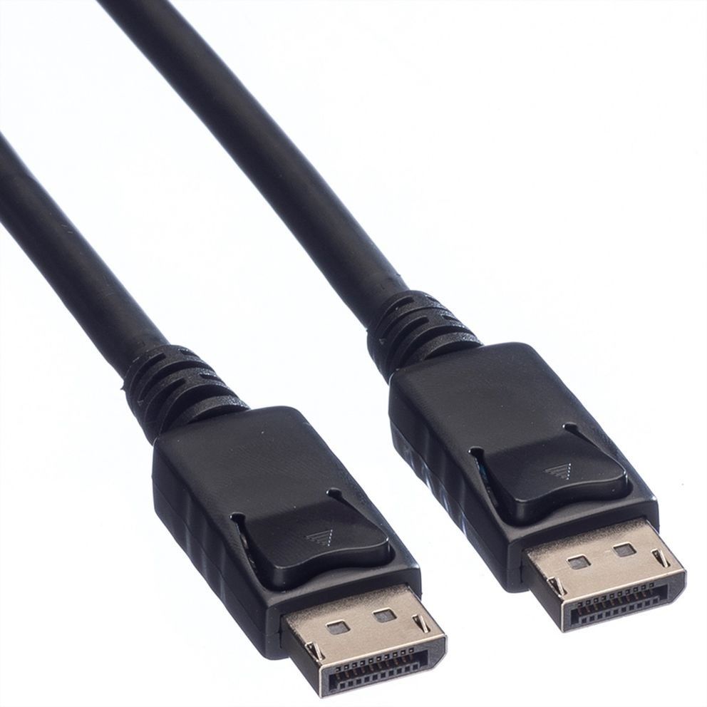 Roline DisplayPort Aansluitkabel DisplayPort stekker 3.00 m Zwart 11.04.5983 Afgeschermd DisplayPort-kabel