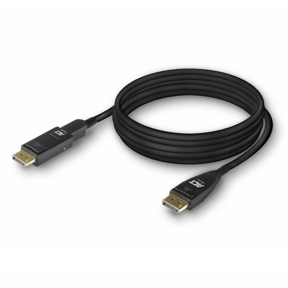 ACT DisplayPort 1.4 Glasvezel kabel – 8K@60Hz – Active Optical Cable (AOC) – Geschikt voor 8K, 4K, 144Hz monitor – 25 meter – AK4153