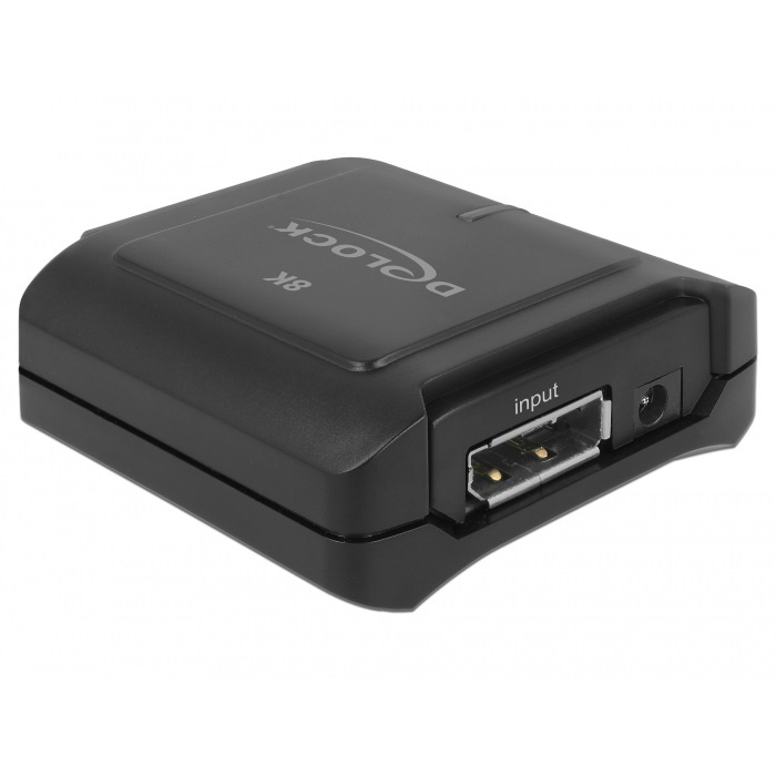 DeLOCK 11474. Soort: AV-repeater, Maximum resolutie: 7680 x 4320 Pixels, Maximaal bereik: 12 m. Connectiviteitstechnologie: Bedraad. AC invoer voltage: 100 - 240 V, AC invoer frequ