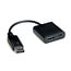 HDMI (v) naar DisplayPort (m) actieve adapter - HDMI 1.4 / DP 1.2 (4K 30Hz) - voeding via Micro USB (v) / zwart - 0,15 meter