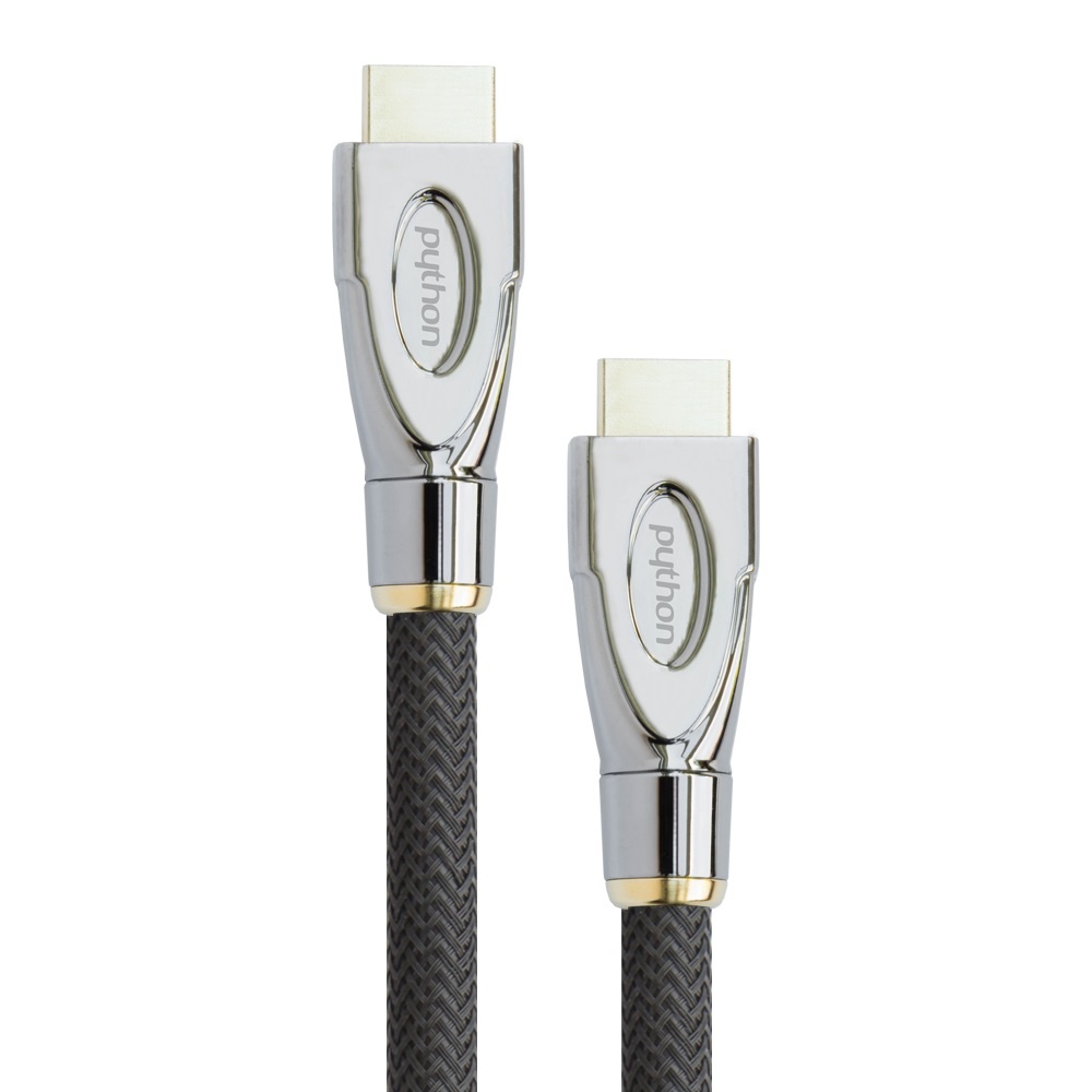 PYTHON HDMI kabel - versie 2.1 (8K 60Hz + HDR) / zwart - 1,5 meter