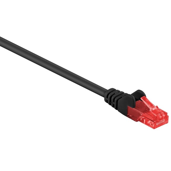 U/UTP CAT6 Gigabit netwerkkabel / zwart - PVC - 1,5 meter