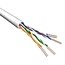 U/UTP CAT6a 10 Gigabit netwerkkabel met flexibele aders - AWG24 - LSZH / wit - 500 meter