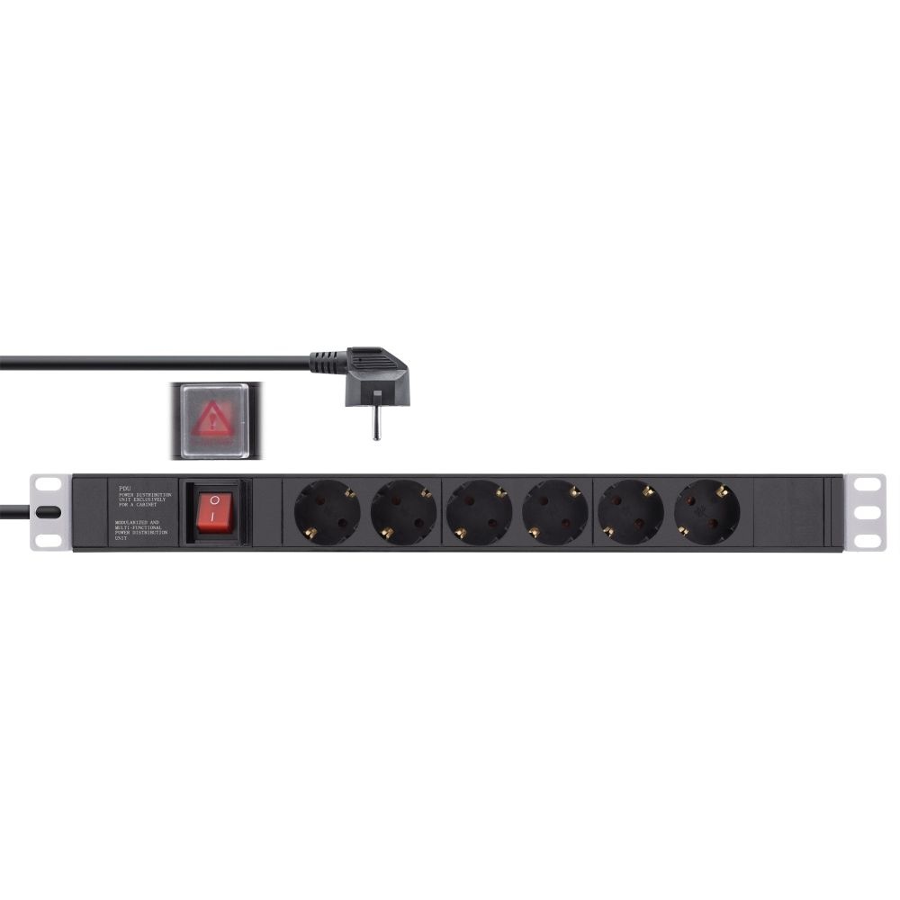 Stopcontact - stopcontact | Stekkerdoos | 2 meter |  | InLine