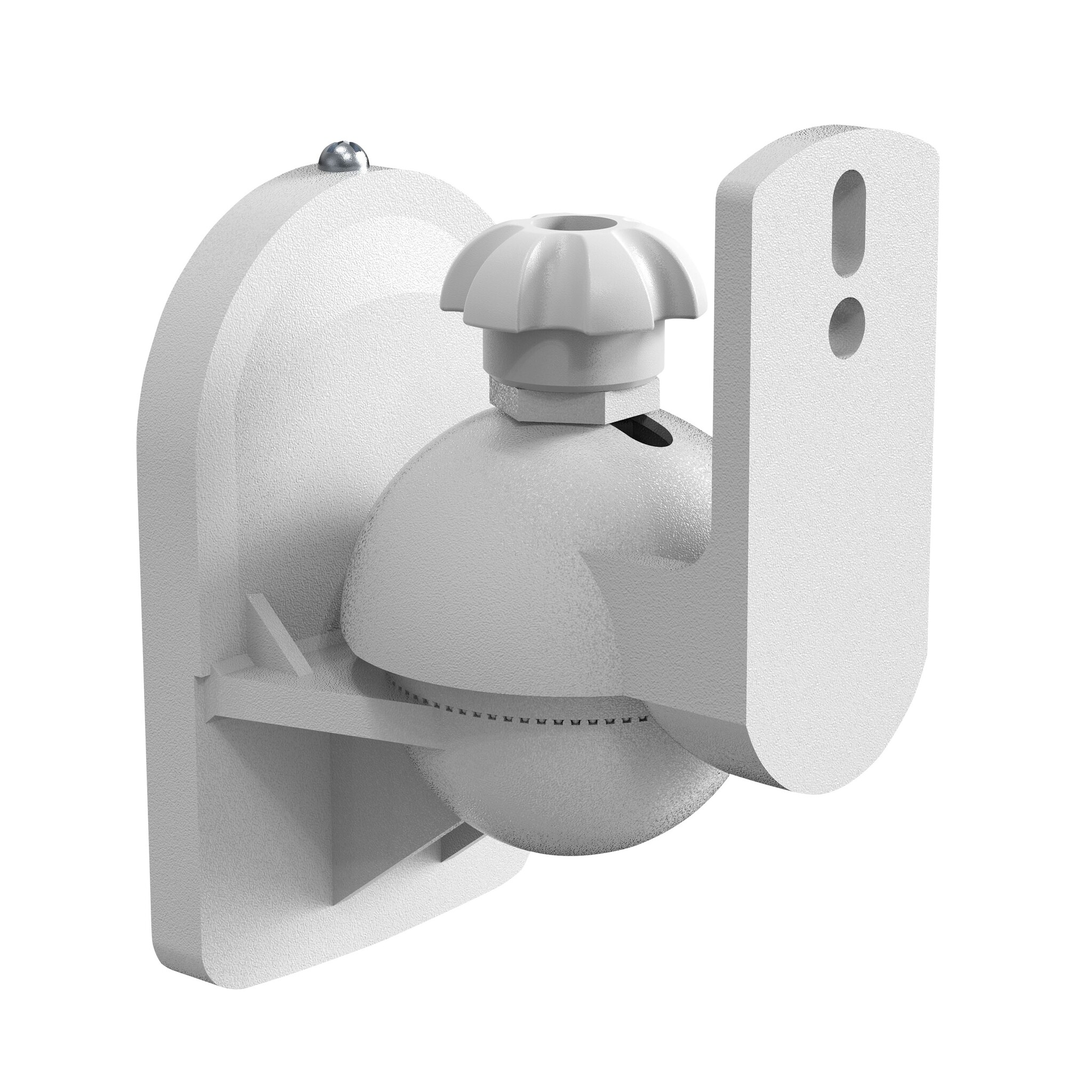 Universele Luidspreker Beugels - Set van 2 - Draai- en kantelbaar - Tot 3,5kg - Wit