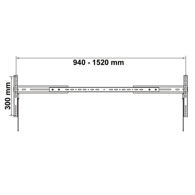 My Wall frame voor luidsprekers - tot 10 kg / zwart
