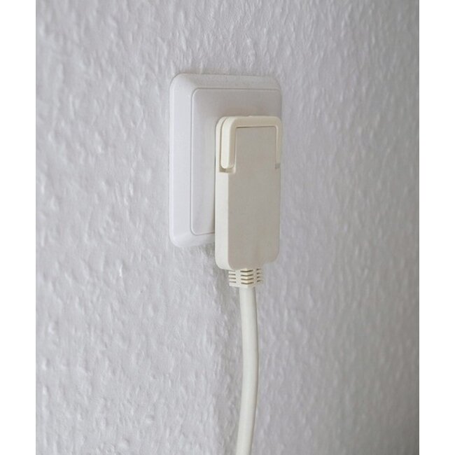 Brennenstuhl CEE 7/7 (plat/haaks) - 2x CEE 7/3 stroom verlengkabel met splitter - 3x 1,50mm / wit - 3 meter