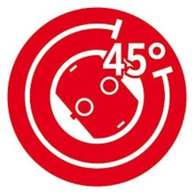 Stekkerdoos met 3 contacten en schakelaar / wit - 10 meter