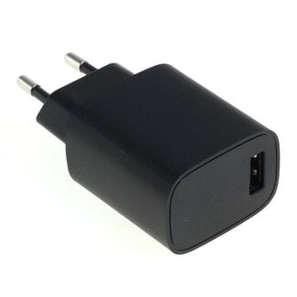 OTB USB thuislader met 1 poort - recht - 1A / zwart
