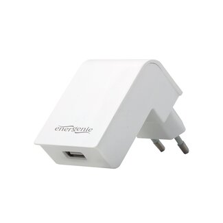 Energenie USB thuislader met 1 poort - haaks - 2,1A / wit