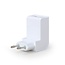 USB thuislader met 1 poort - haaks - 2,1A / wit