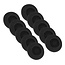 Oorkussens voor hoofdtelefoons - universeel - 55 mm - 10 stuks / zwart