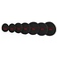 Oorkussens voor hoofdtelefoons - universeel - 65 mm - 10 stuks / zwart