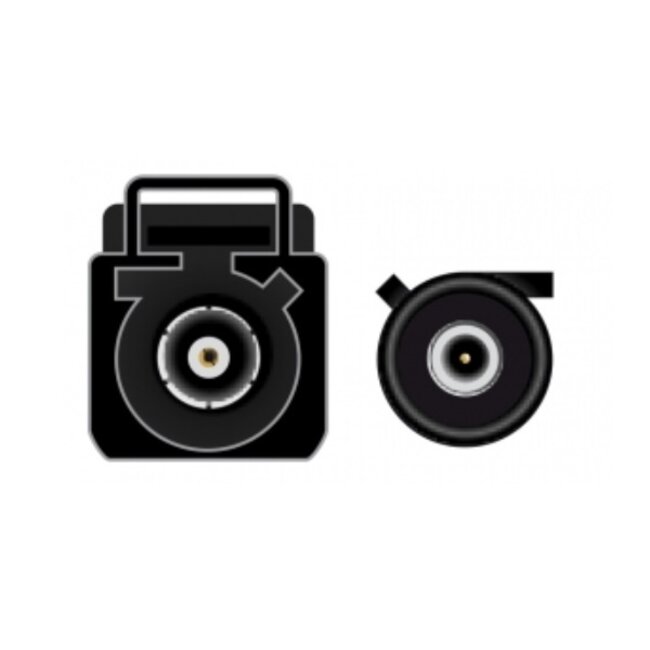 Fakra A (m) - Fakra A (v) haakse antenne adapter - 50 Ohm