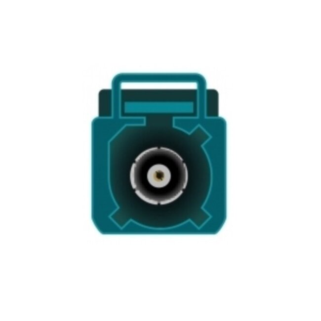 Fakra Z (v) - Tulp RCA (v) auto video adapter kabel - RG179 - 75 Ohm - 0,30 meter