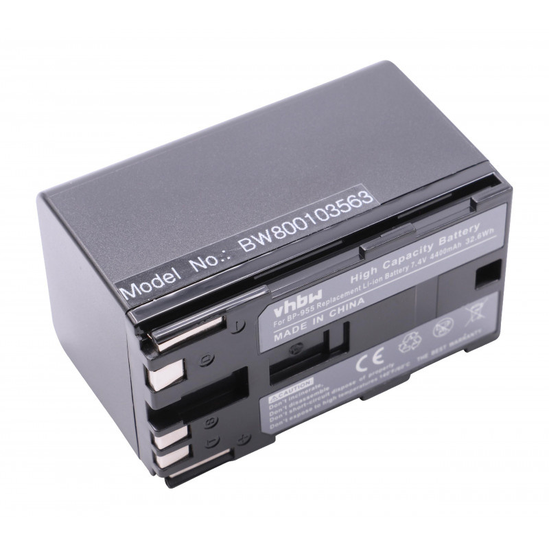 Camera accu compatibel met Canon BP-955 / 4400 mAh