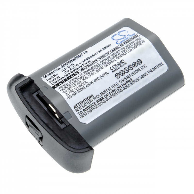 Camera accu compatibel met Canon LP-E19 / 2600 mAh