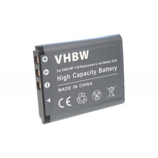 VHBW Camera accu compatibel met Casio NP-110 en JVC BN-VG212 / 750 mAh
