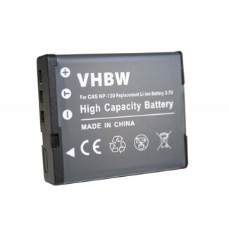 VHBW Camera accu compatibel met Casio NP-130 / 1100 mAh