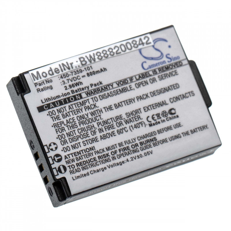 Camera accu compatibel met FrontRow FR Wearable Lifestyle - vervangt 450-7359-101 / 800 mAh
