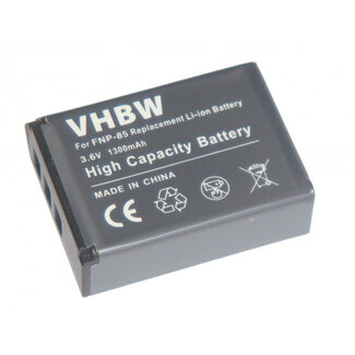 VHBW Camera accu compatibel met o.a. Fujifilm NP-85 en NP-170 / 1300 mAh
