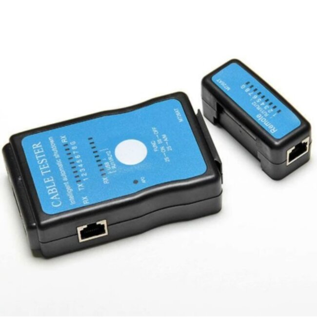 LAN multi-kabeltester voor data- en netwerkkabels - RJ45, RJ12, RJ11 en USB