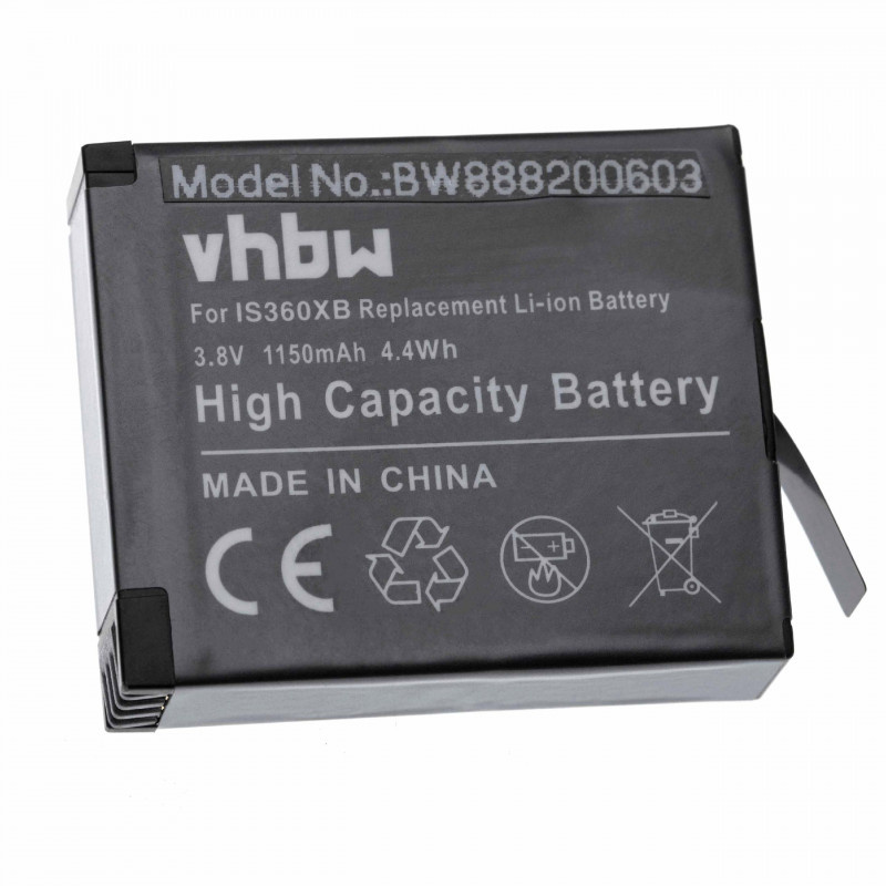 Camera accu compatibel met Insta360 ONE X - vervangt PL903135VT / 1150 mAh