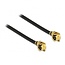MHF I (v) - MHF I (v) kabel - Micro Coax (1,13 mm) - 50 Ohm / zwart - 0,05 meter