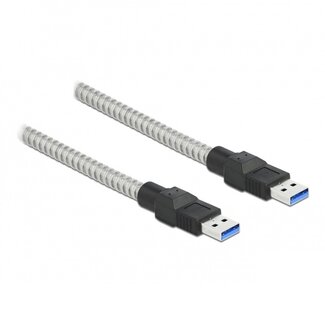 DeLOCK DeLOCK USB naar USB kabel - USB3.0 - tot 2A / metaal - 1 meter