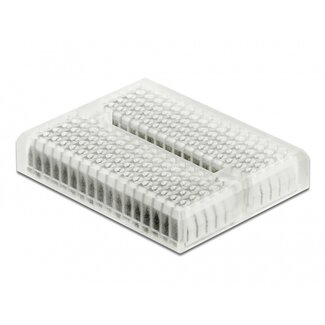 DeLOCK Mini Breadboard met 170 insteekpunten / transparant