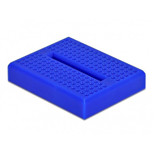 Mini Breadboard met 170 insteekpunten / blauw