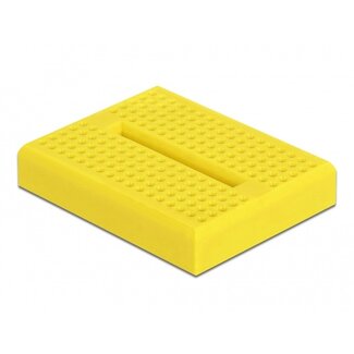 DeLOCK Mini Breadboard met 170 insteekpunten / geel