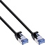 U/FTP CAT6a 10 Gigabit slimline netwerkkabel / zwart - PVC - 5 meter