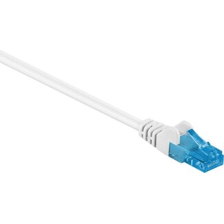 Goobay U/UTP CAT6a 10 Gigabit netwerkkabel / wit - LSZH - 0,25 meter